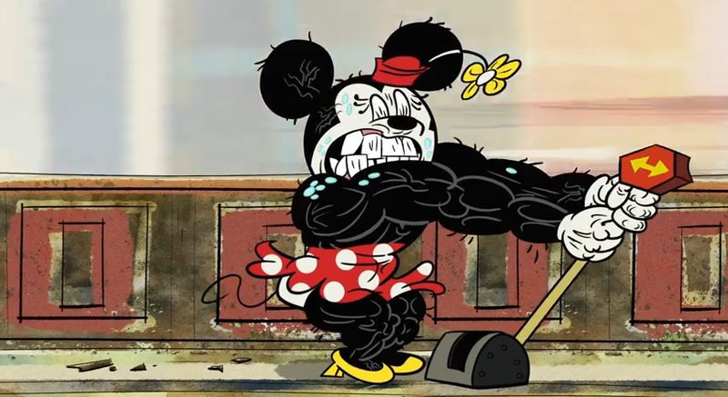 Illustration for article titled See Minnie Mouse Hulk Out In The Latest Mickey and Minnie Short